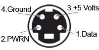 Mac Keyboard or Mouse (4-Pin Mini DIN).